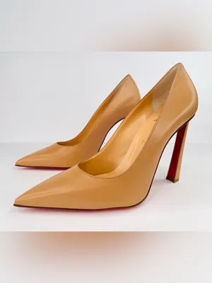 Christian Louboutin Condora 100mm Beige Leather Pumps Size EU 40 thumbnail 3