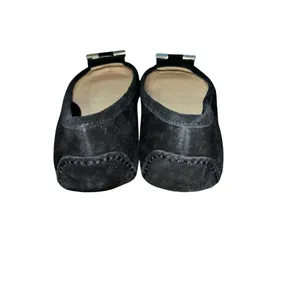 Michael Michael Kors Womens Black Suede Gloria Moc Driving Flats Size 6M Leather thumbnail 6