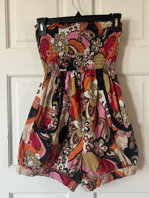 Xhilaration Romper Floral thumbnail 1