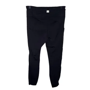 Vuori Stride Leggings Black High Rise Cropped Running Tight Pockets VW429 Size M thumbnail 4