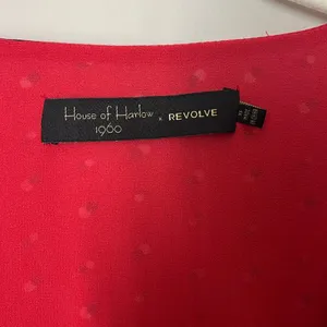 House of Harlow 1960 x Revolve sz. XS Vera Red Polka Dot Jumpsuit thumbnail 7