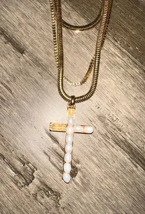 Altar'd State Necklace Set Cross thumbnail 3