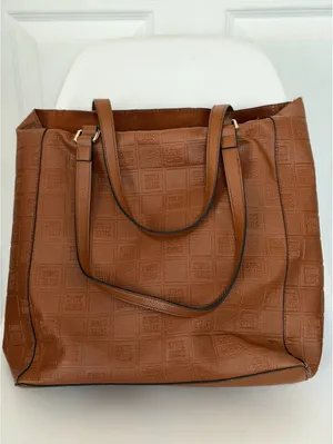 Steve Madden brown tote bag with pouch thumbnail 6