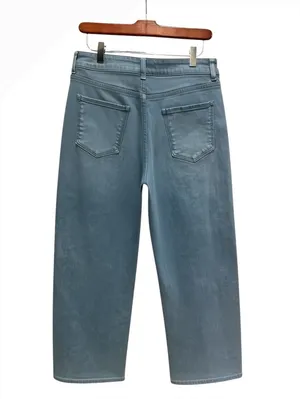 Quince Women's Light Blue Wide-Leg Denim Jeans Size 30 thumbnail 2