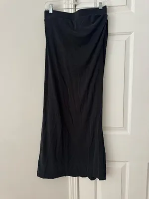 Anthropologie Celandine High-Slit Black Maxi Skirt, Size S thumbnail 6