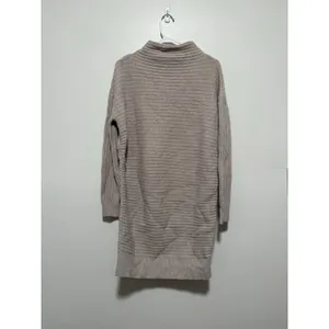 Hatch The Kendall Merino Wool Maternity Long Sleeve Sweater Dress in Oat Melange thumbnail 6