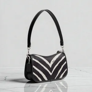 Coach Swinger Bag 20 With Zebra Print CM514 thumbnail 3