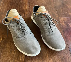 Cole Haan Grand Tour Oxford Sneakers in gray suede thumbnail 1