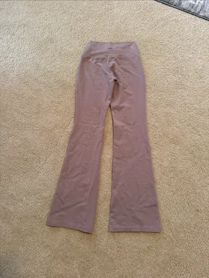 TNA Aritzia Brown/Nude Flare Leggings thumbnail 2