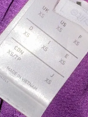 adidas Women’s Purple Athletic Shorts with Orange Accent thumbnail 3