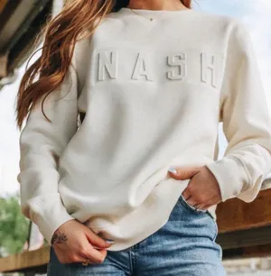 NASH Crew Neck Sweatshirt Size L thumbnail 3