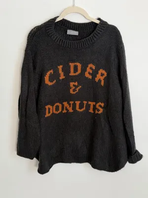 Wooden Ships Mohair Wool Cider & Donuts sweater size S/M thumbnail 1