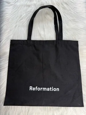 Reformation Large Black Tote Bag thumbnail 1