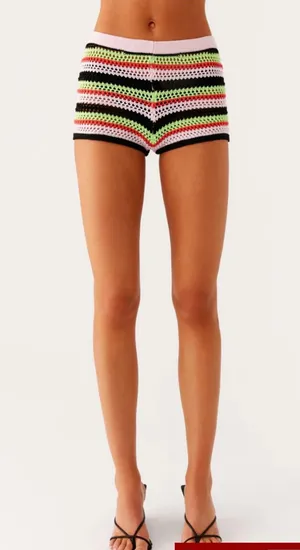Peppermayo crochet shorts thumbnail 1