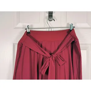 Halara Breezeful Tie Side 2-in-1 Midi Skirt Size XL Burgundy Flowy Comfortable thumbnail 5