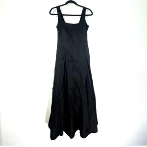 2/S DISSH 1oo% linen maxi dress long minimalist luxury capsule casual vacation thumbnail 2