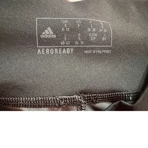 Adidas Aeroready High-Waist‎ Performance Leggings with Logo Detail gray/black thumbnail 5