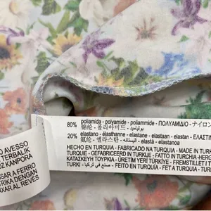 Zara One Shoulder Floral Print Shorts Romper(Size Medium) thumbnail 8
