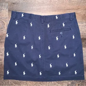 Ralph Lauren Sport Polo Blue/White Pony Skirt Women’s Size 2 thumbnail 2