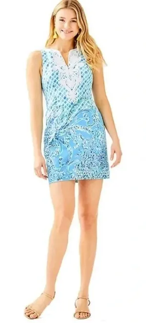 Lilly Pulitzer Gabby Stretch Sleeveless Floral Shift Dress thumbnail 1