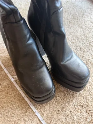 DREAM PARIS Black Chunky Platform Boots thumbnail 11