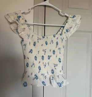 Kirious Floral smocked tank Tj maxx thumbnail 1