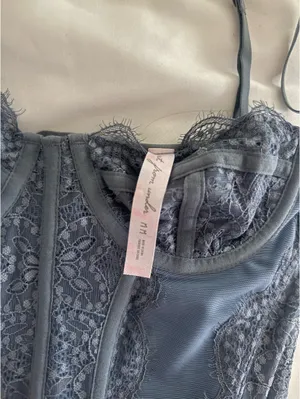 Urban Outfitters Corset Top Blue Out From Under thumbnail 2