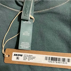 SKIMS Cotton Jersey Long Sleeve T-Shirt XS thumbnail 4