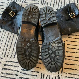 Jimmy Choo Archival Biker Leather Buckle Moto Boots EU 40.5 thumbnail 6