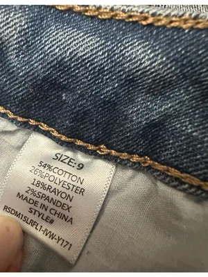 High-Rise Light Blue Flare Jeans - Women size 9 thumbnail 7