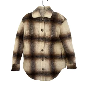 Wilfred free The Ganna™ Shirt Jacket Elaine Wht/ Wrm Bge size XS thumbnail 3