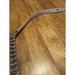 REBECCA MINKOFF Mini M.A.C. Crossbody Beige Tan Leather Studded Silver Moto Boho thumbnail 12