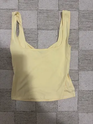 Butter yellow tank top Size XS thumbnail 2