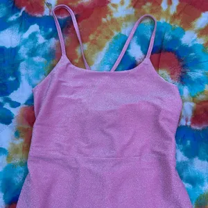 Pink Glittery Spaghetti Strap Dress thumbnail 3