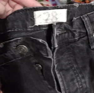 Free People Baggy Tapered Boyfriend Jeans in Obsidian Black thumbnail 4