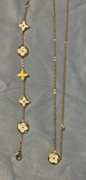 Necklace and bracelet Gold thumbnail 1