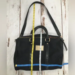 Victoria'S Secret Black Canvas Bag thumbnail 3