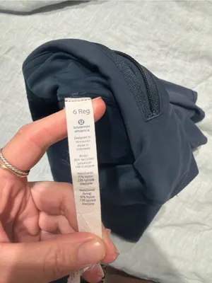 Lululemon circuit breaker skirt sz 6 dark navy/ charcoal thumbnail 8