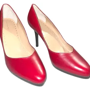 Tahari brick red 4” heels! New! thumbnail 7