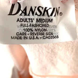 Danskin Adult Medium Leotard Theatrical Pink Long Sleeve Scoop Neck Dance thumbnail 6
