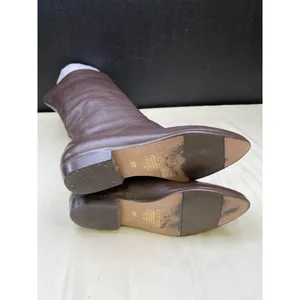 Women's Brown Leather Riding Boots / Shoes Size 7 SKU 5614 thumbnail 5