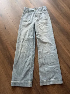 Anthropologie Maeve Collette Full Length Sparkle Jeans- size 26 thumbnail 4
