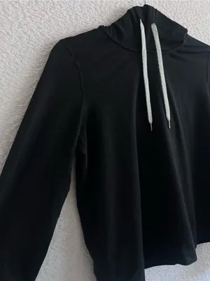 Vuori Women’s Halo Essential DreamKnit Soft Black‎ Pullover Hoodie Size Small thumbnail 5