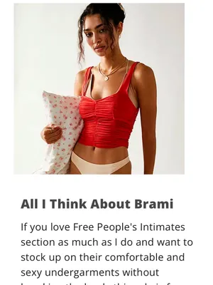 Free People All I think about brami red XS thumbnail 3