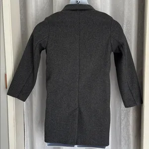 Zara Gray Wool Blend Coat Sz: M thumbnail 2