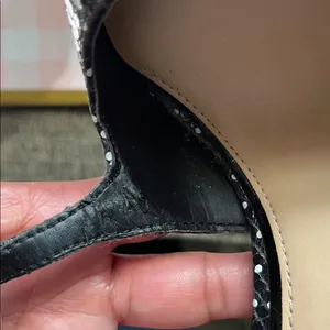 Giani Bernini  Black  polka withCrisscross Studded Heels thumbnail 8