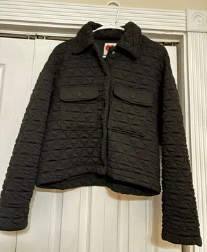 Boutique 99 Quilted Jacket Black thumbnail 1