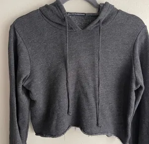 Brandy Melville Cropped Pullover Hooded Sweatshirt thumbnail 2