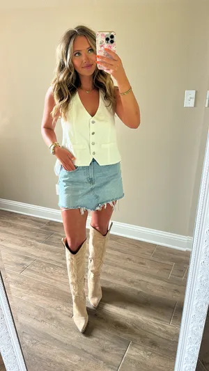 Denim Top Yellow thumbnail 2