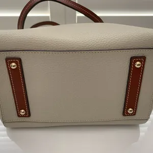 New Dooney & Bourke Janie‎ Leather Bone tote bag handbag thumbnail 5